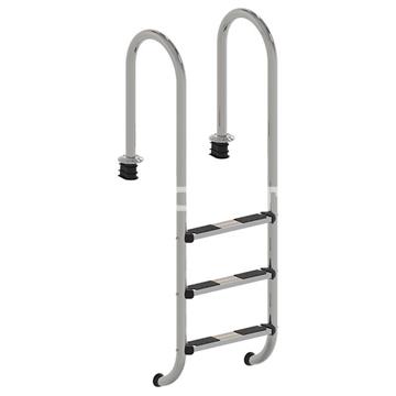 Escalera para piscina enterrada modelo  Muro de Gre acero inox AISI 316 - Imagen 2