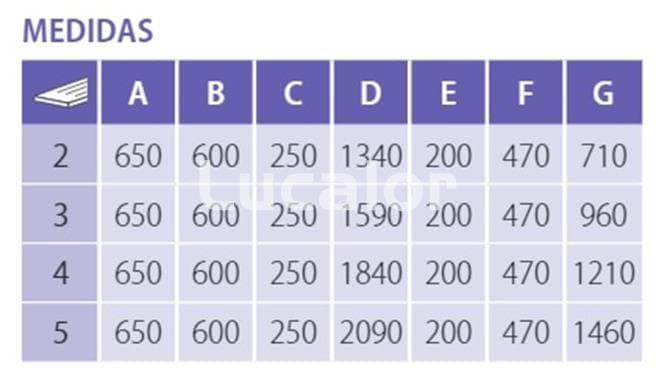 Escalera para piscinas enterradas modelo standar  de acero inox AISI-316 - Imagen 4