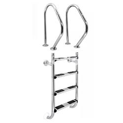 Escalera piscina 2 componentes o partida en acero inoxidable AISI-316 de Qp - Imagen 1
