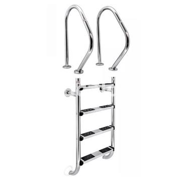 Escalera piscina 2 componentes o partida en acero inoxidable AISI-316 de Qp - Imagen 1