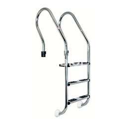 Escalera piscina publica o privada modelo mixta en acero inoxidable AISI 316 de Qp - Imagen 1