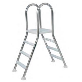 Escalera puente para piscinas elevadas desde 90 a 132 cm - Imagen 1