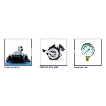 Filtro  piscina Inyectado QP Ciclón con Válvula Lateral - Imagen 2