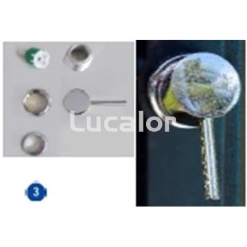 Grupo mezclador de acero y polietileno ducha gre modelo DSM19 - Imagen 1