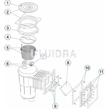 Junta skimmer pequeña piscina prefabricada AstralPool - Imagen 2