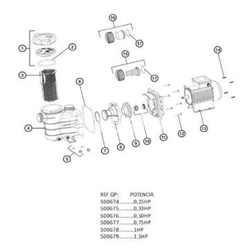 Junta tapa prefiltro bomba starpump de HAYWARD - Imagen 2