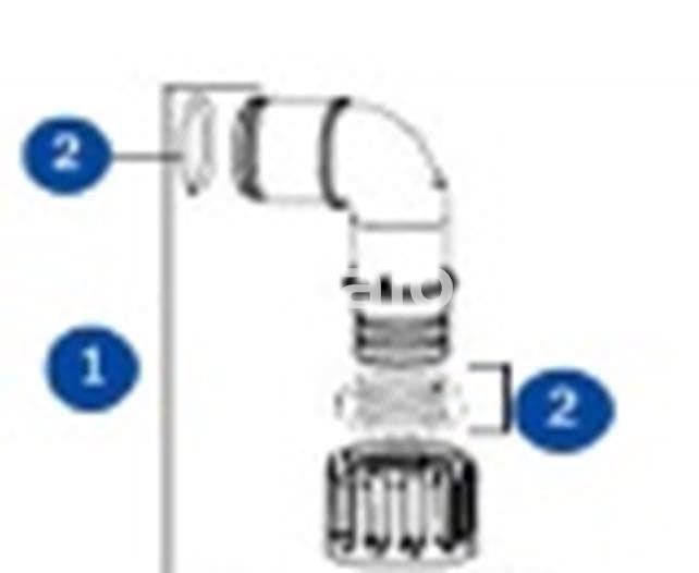 Kit conexión 90º filtro Gre FAQC40 - Imagen 1