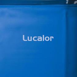 Liner azul piscina gre ovalada 40/100 - altura - 120 - 132 - sistema overlap - Imagen 1