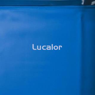 Liner azul piscina Gre ovalada 40/100 - Altura - 120 - 132 - sistema overlap - Imagen 1