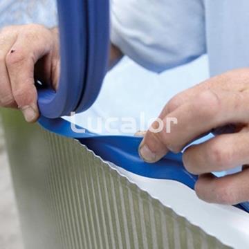 Liner Azul piscinas ovaladas gre Gre 40/100 - Altura 132 cm -  Sistema colgante - Imagen 2