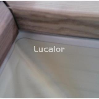 Liner Beige  piscina Gre  madera redonda (Modelo Violette) altura 124 cm - Imagen 2