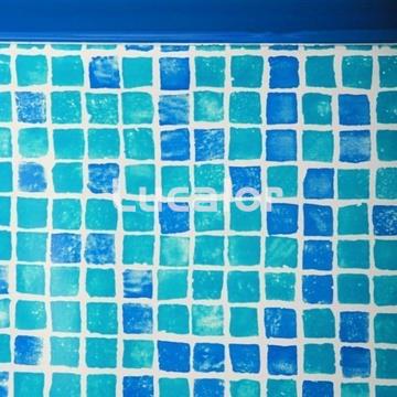 Liner gresite piscina Gre redonda 50/100 - Altura - 132 - Sistema colgante - Imagen 1