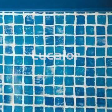 Liner gresite piscinas redondas gre altura 132 cm epesor 50X100-sistema colgante - Imagen 1