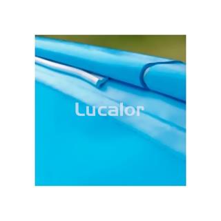 Liners azul para piscinas enterrar gre ovaladas serie  morea y madagascar  H 150 cm - Imagen 1