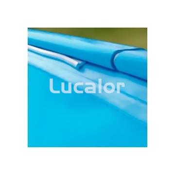 Liners azul para piscinas enterrar gre ovaladas serie  morea y madagascar  H 150 cm - Imagen 1