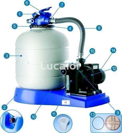 Manguito conexión D. 38 X 580mm para depuradora gre AR 1350 - Imagen 2