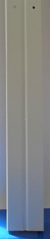 Pilar blanco vertical cuadrado piscinas gre ovaladas - Imagen 1