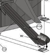Pilar oblicuo gris piscinas Gre ovaladas altura 1.20 y 1.32 cm - Imagen 1