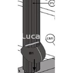 Pilar vertical decoración grafito  piscinas ovaladas Capri Granada y Kea  de  gre - Imagen 1