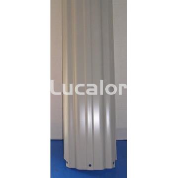 Pilar vertical gris piscinas gre redondas y ovaladas altura 120 y 132 cm - Imagen 1