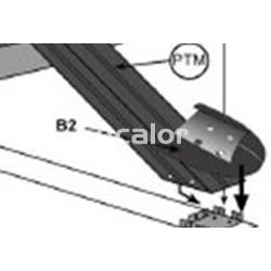 Pilar vertical oblicuo decoración grafito  piscinas ovalada Capri Granada y Kea  de  gre - Imagen 1