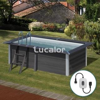 Piscina composite de gre forma retangular modelo KPCOR60LN - 606 x 326 x H 124 cm - Imagen 1