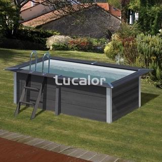 Piscina composite de gre forma retangular modelo KPCOR60N - 606 x 326 x H 124 m - Imagen 2