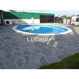 Piscina de gre  Madagascar forma redonda para enterrar - Imagen 1