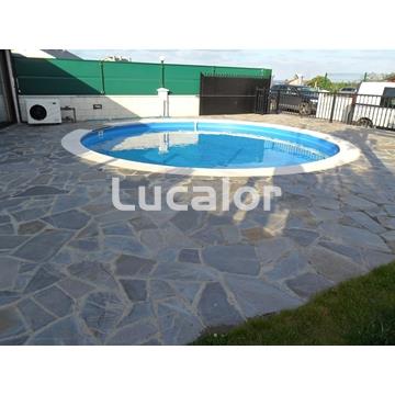 Piscina de gre  Madagascar forma redonda para enterrar - Imagen 1