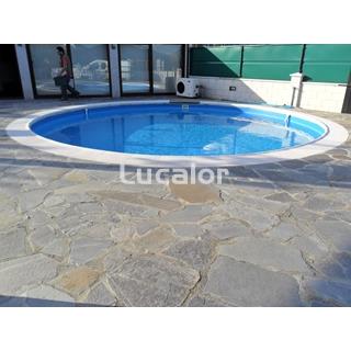Piscina de gre Madagascar forma redonda para enterrar - Imagen 2