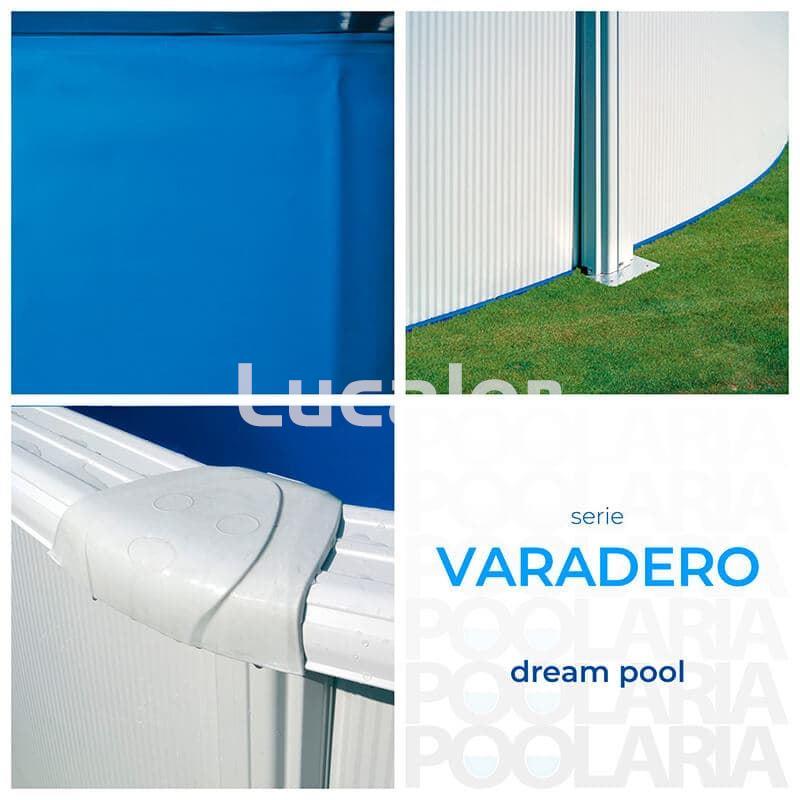 Piscina DREAN POOL serie varadero forma de ocho H 120 cm - Imagen 2