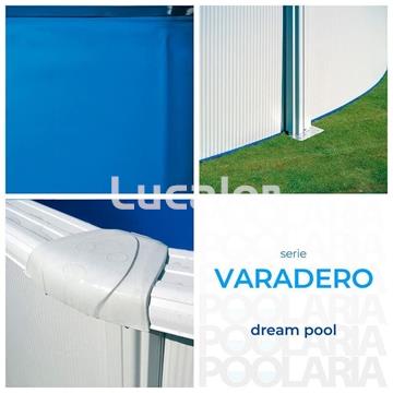 Piscina DREAN POOL serie varadero forma de ocho H 120 cm - Imagen 2