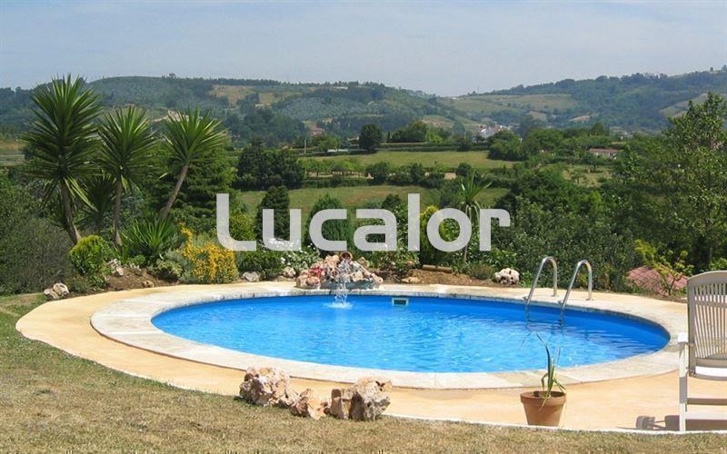 Piscina enterrada Gre Madagascar circular en kit - Imagen 1