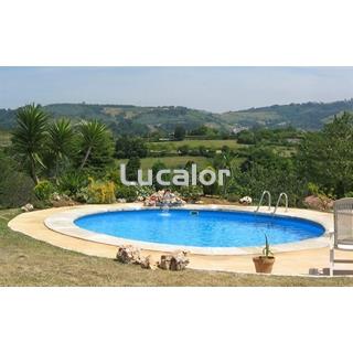 Piscina enterrada Gre Madagascar circular en kit - Imagen 1