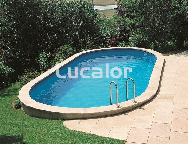 Piscina enterrada Gre - Sumatra ovalada - altura 120 cm - Imagen 1