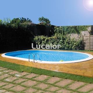 Piscina enterrada Gre -  Sumatra ovalada -  altura 120 cm - Imagen 2