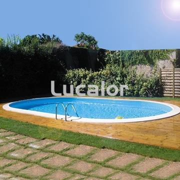 Piscina enterrada Gre -  Sumatra ovalada -  altura 120 cm - Imagen 2