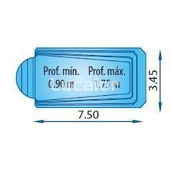 Piscina europa serie PPP modlo S 750 R  - Imagen 2