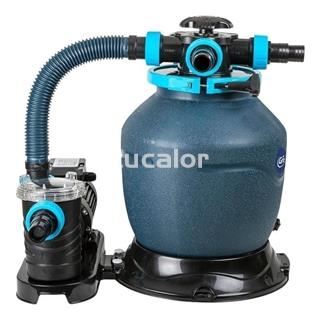 Piscina Gre Anthracite ovalada sin postes altura 132 cm - Imagen 2
