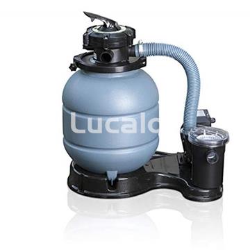 Piscina Gre ovaladas con postes laterales color gris Anthracite altura 120 cm - Imagen 2