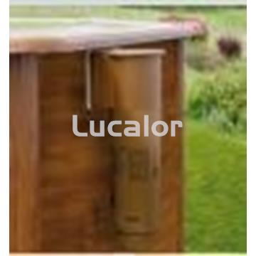 Piscina gre serie sicilia ovalada aspecto madera H 120 cm - Imagen 2