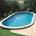 Piscina gre serie Sumatra forma ovalda altura 120 cm - Imagen 1