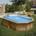 Piscina madera de gre forma ovalada modelo canelle 2 ( 535 x 335 x H 117cm ) - Imagen 2