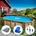 Piscina madera de gre forma ovalada modelo Orange (755 x 456 x H 146 cm ) - Imagen 1