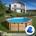 Piscina madera de gre forma redonda modelo vanille 2 ( Ø 400 x H 119 cm - Imagen 1