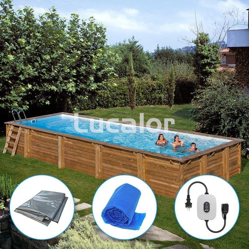Piscina madera Gre forma rectangular modelo MINT ( 10.10 x4.18 x 146 m ) - Imagen 1