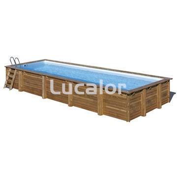 Piscina madera Gre forma rectangular modelo MINT ( 10.10 x4.18 x 146 m ) - Imagen 2
