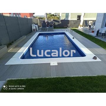 Piscina obra con lamina armada retangular fondo plano - Imagen 1
