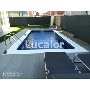Piscina obra con lamina armada retangular fondo plano - Imagen 2