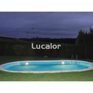 Piscinas enterrar de gre serie star pool forma ovalada altura 150 cm - Imagen 2